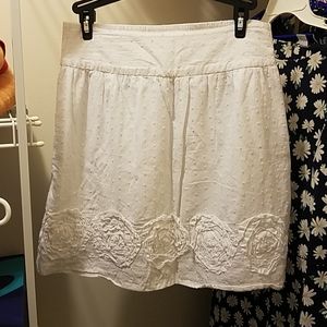 White skirt